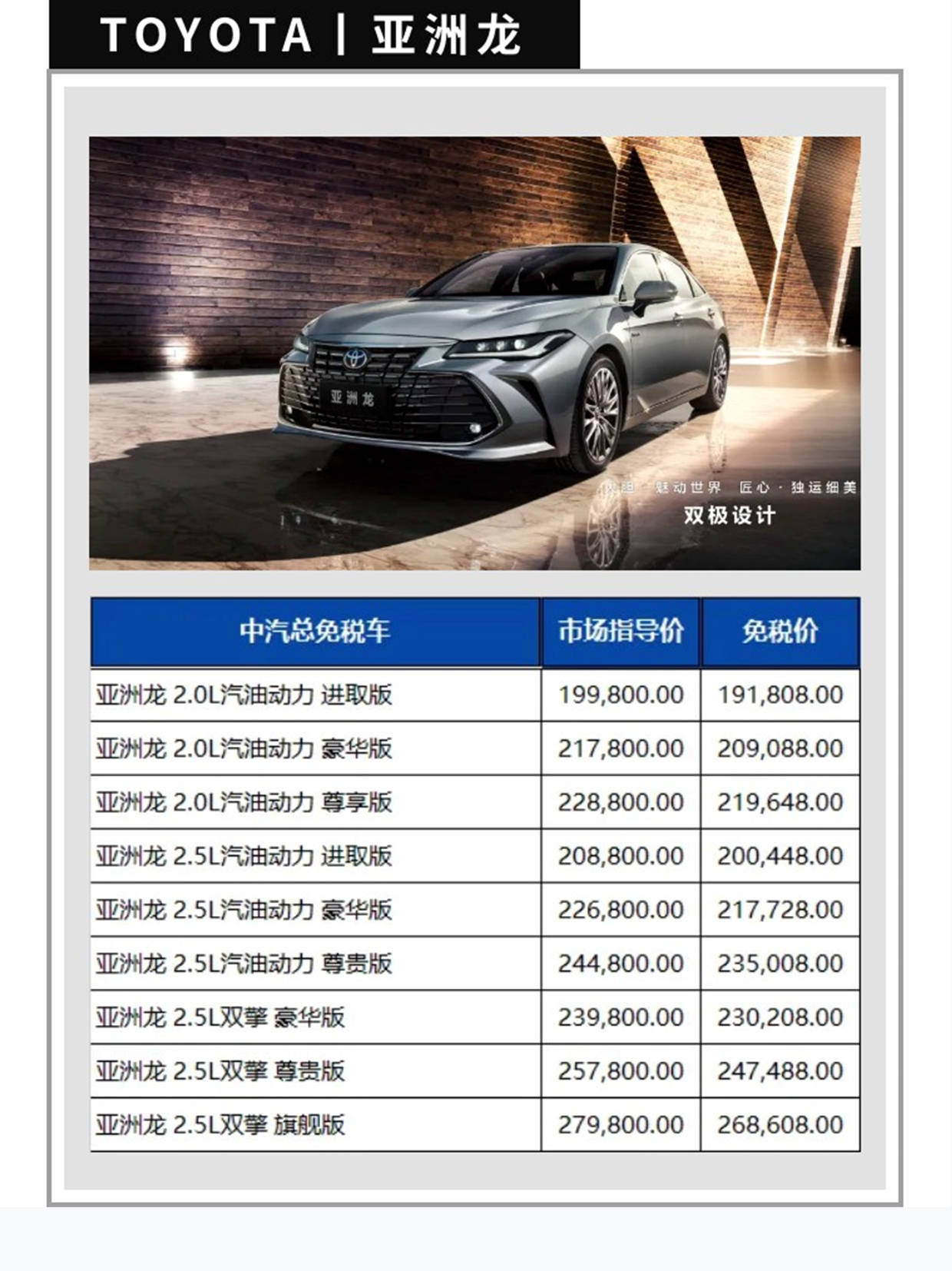 皇冠代理联系方式_皇冠陆放现可订购皇冠代理联系方式!一汽丰田2023年最新留学生免税车价格发布