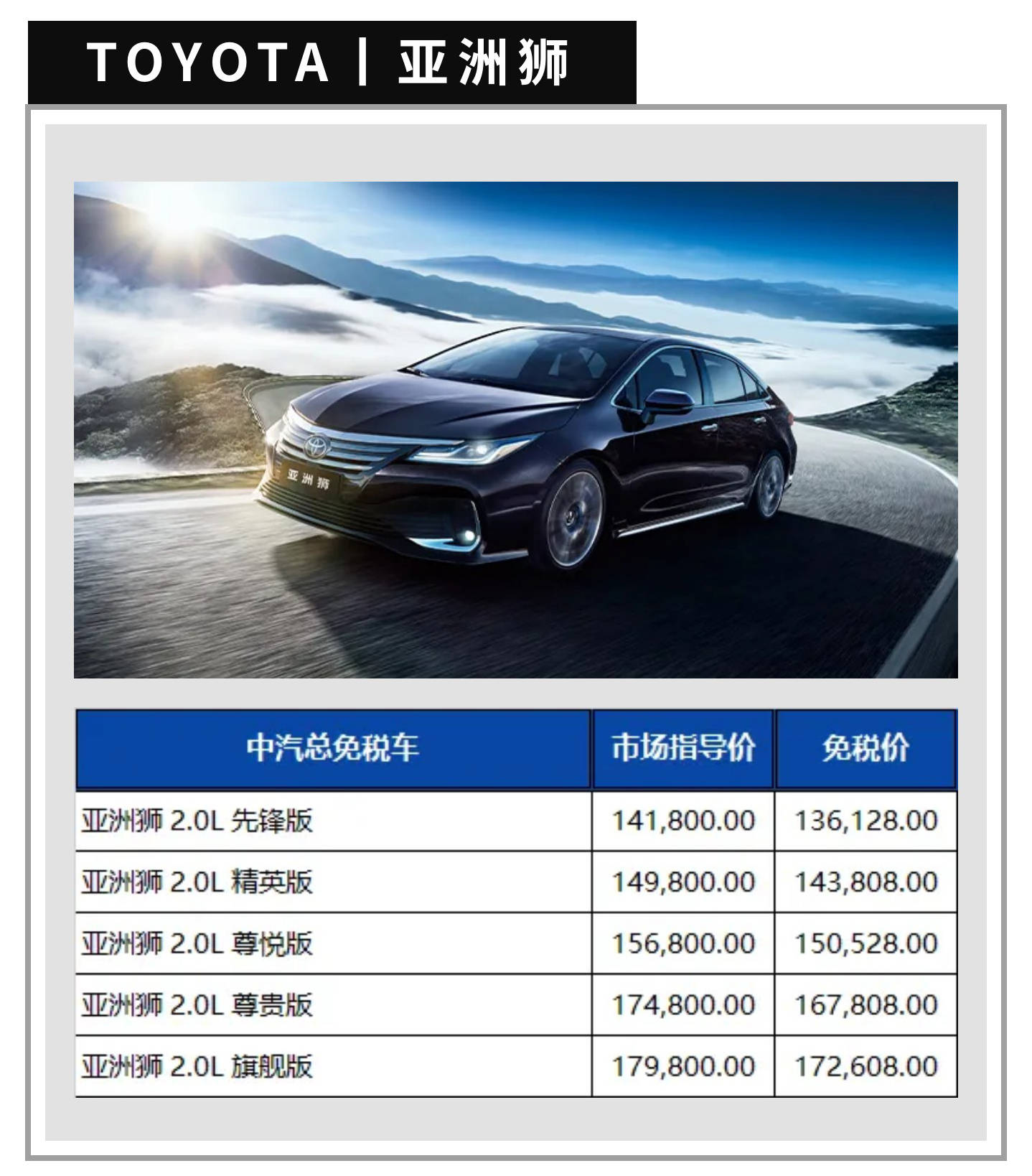 皇冠代理联系方式_皇冠陆放现可订购皇冠代理联系方式!一汽丰田2023年最新留学生免税车价格发布