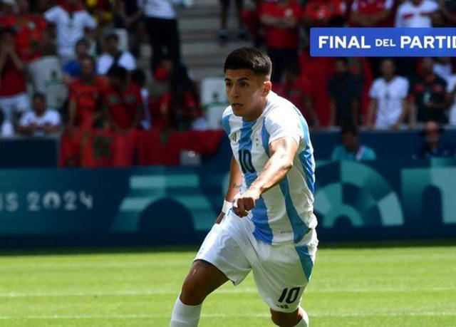 足球阿根廷-摩洛哥_混乱中的巴黎奥运会足球:阿根廷1-2摩洛哥