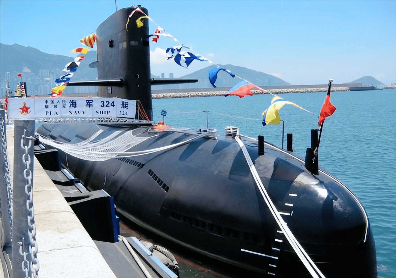 hga039app_中国039C型潜艇亮相hga039app,新颖的围壳亮了,超越瑞典A-26?