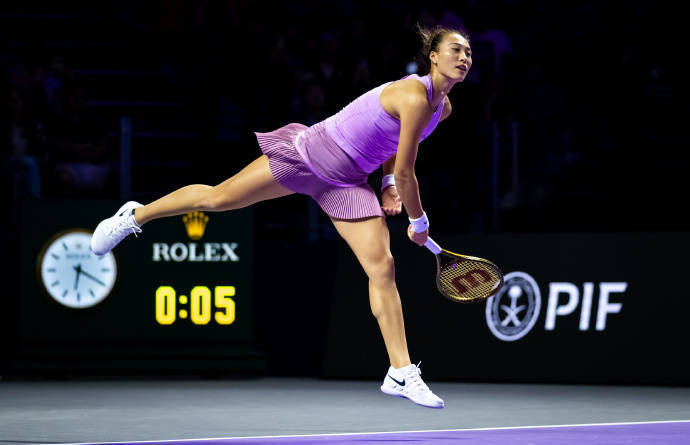 皇冠信用盘开户_祝贺皇冠信用盘开户!郑钦文获WTA年终总决赛小组赛首胜