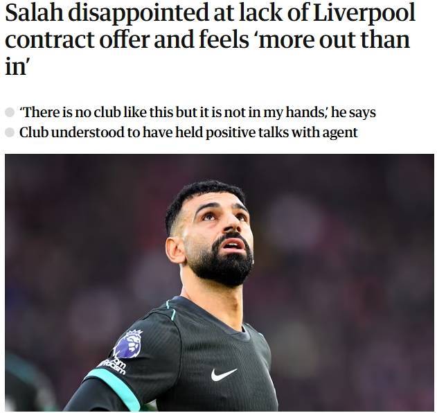 皇冠信用网代理如何注册_卫报:利物浦考虑到萨拉赫35万镑周薪皇冠信用网代理如何注册,认为续约不可能太迅速