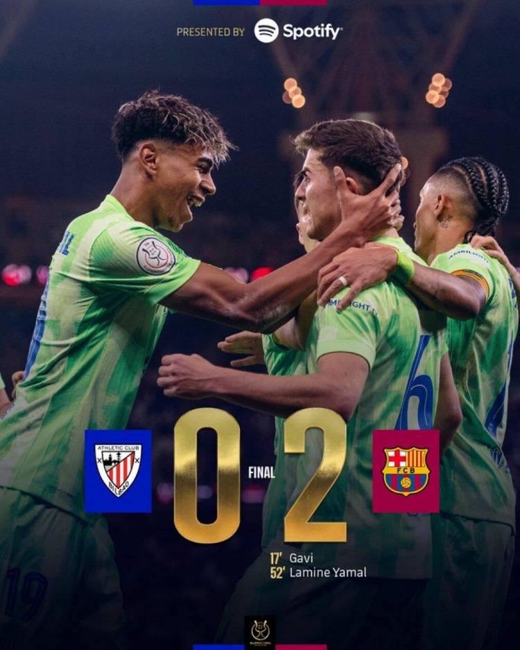 Crown Credit Disk agent_西超杯-加维传射亚马尔破门 巴萨2-0毕尔巴鄂晋级决赛