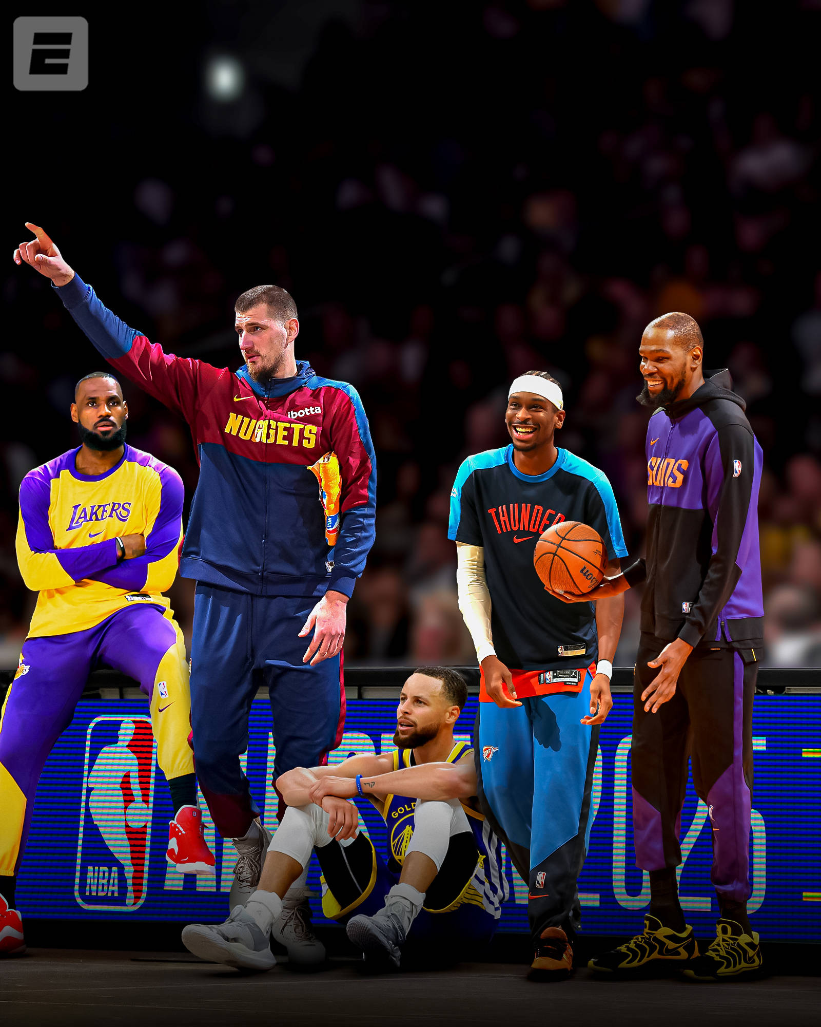 皇冠信用网平台_2025全明星先发:詹杜库领衔 约老师字母哥入围