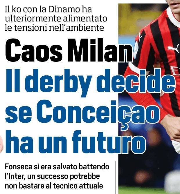 皇冠登1登2登3_都体:米兰德比或决定孔塞桑的帅位皇冠登1登2登3,他性格难相处&多名球员想走