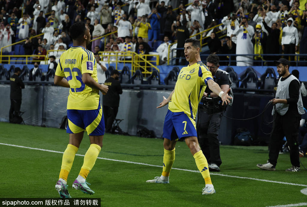 皇冠足球平台代理_亚冠-C罗点射杜兰双响 利雅得胜利总分3-0晋级八强