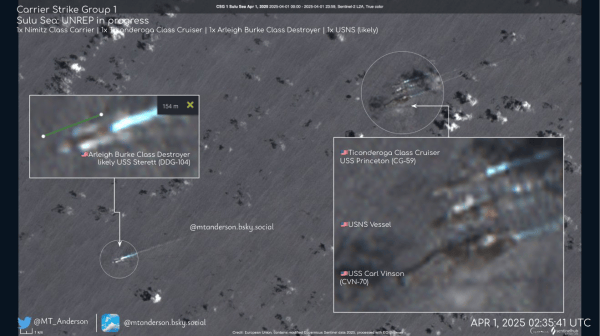 皇冠信用账号申请_美国航母卡尔文森号正在驶离台海前往中东