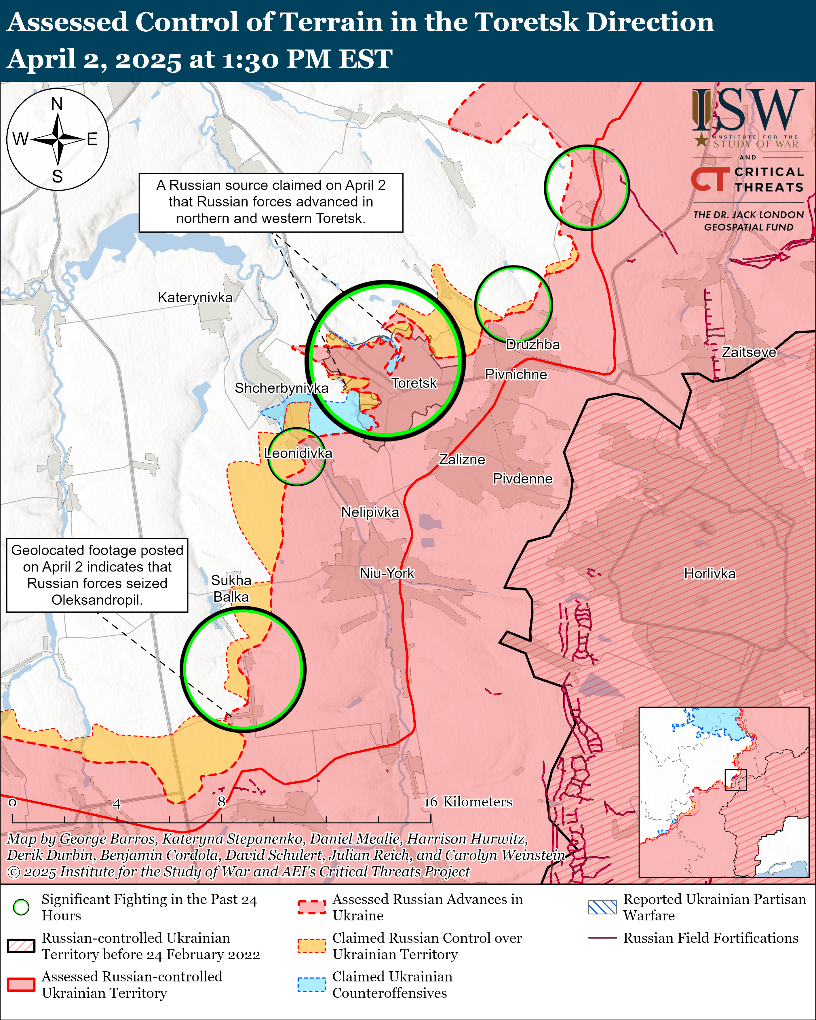 皇冠信用网需要押金吗_2025年4月3日俄乌战局：多地激战皇冠信用网需要押金吗，俄军攻占奥列克桑德罗皮尔