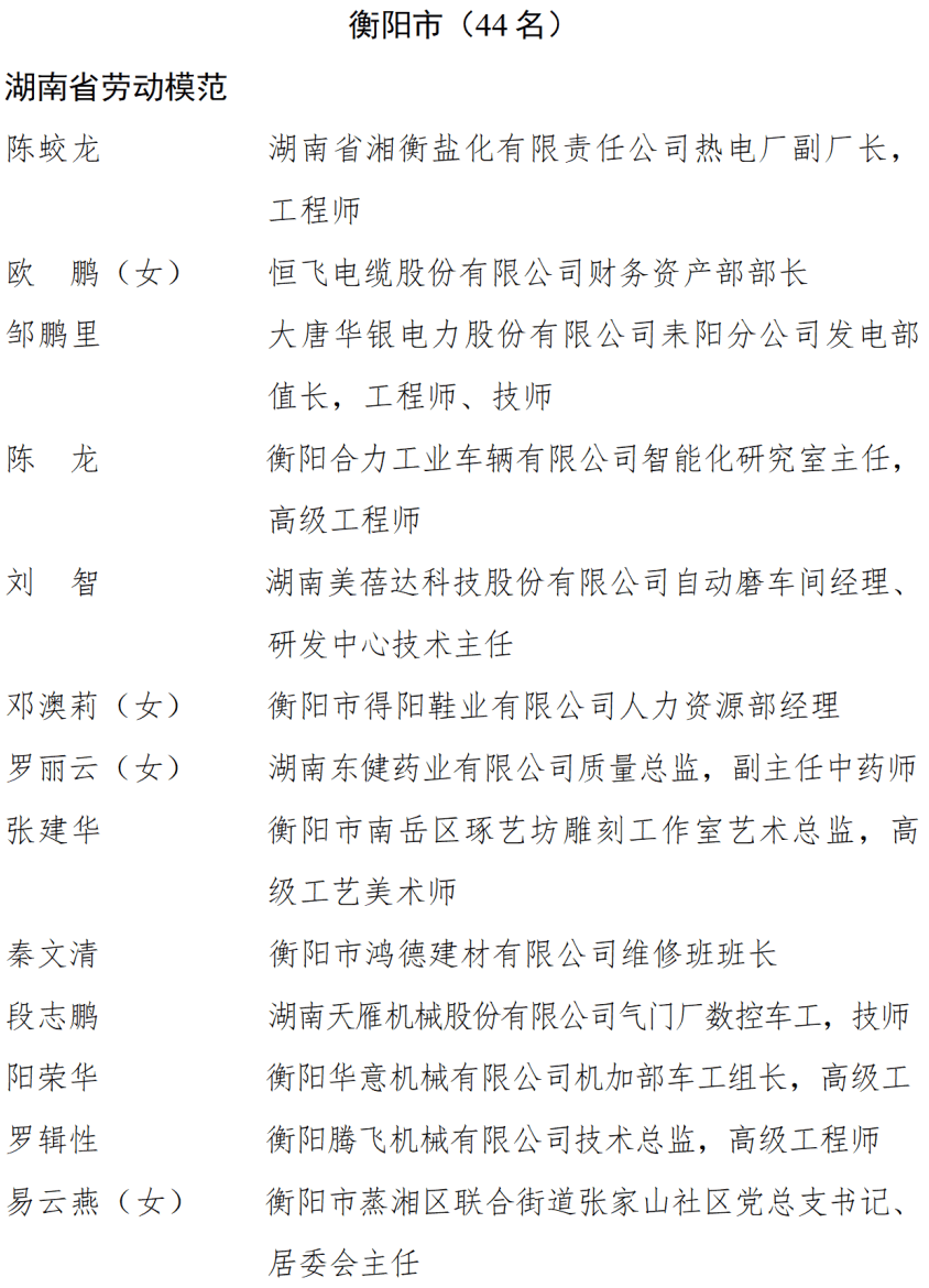 皇冠信用盘开户
_中共湖南省委湖南省人民政府关于表彰湖南省劳动模范和先进工作者的决定