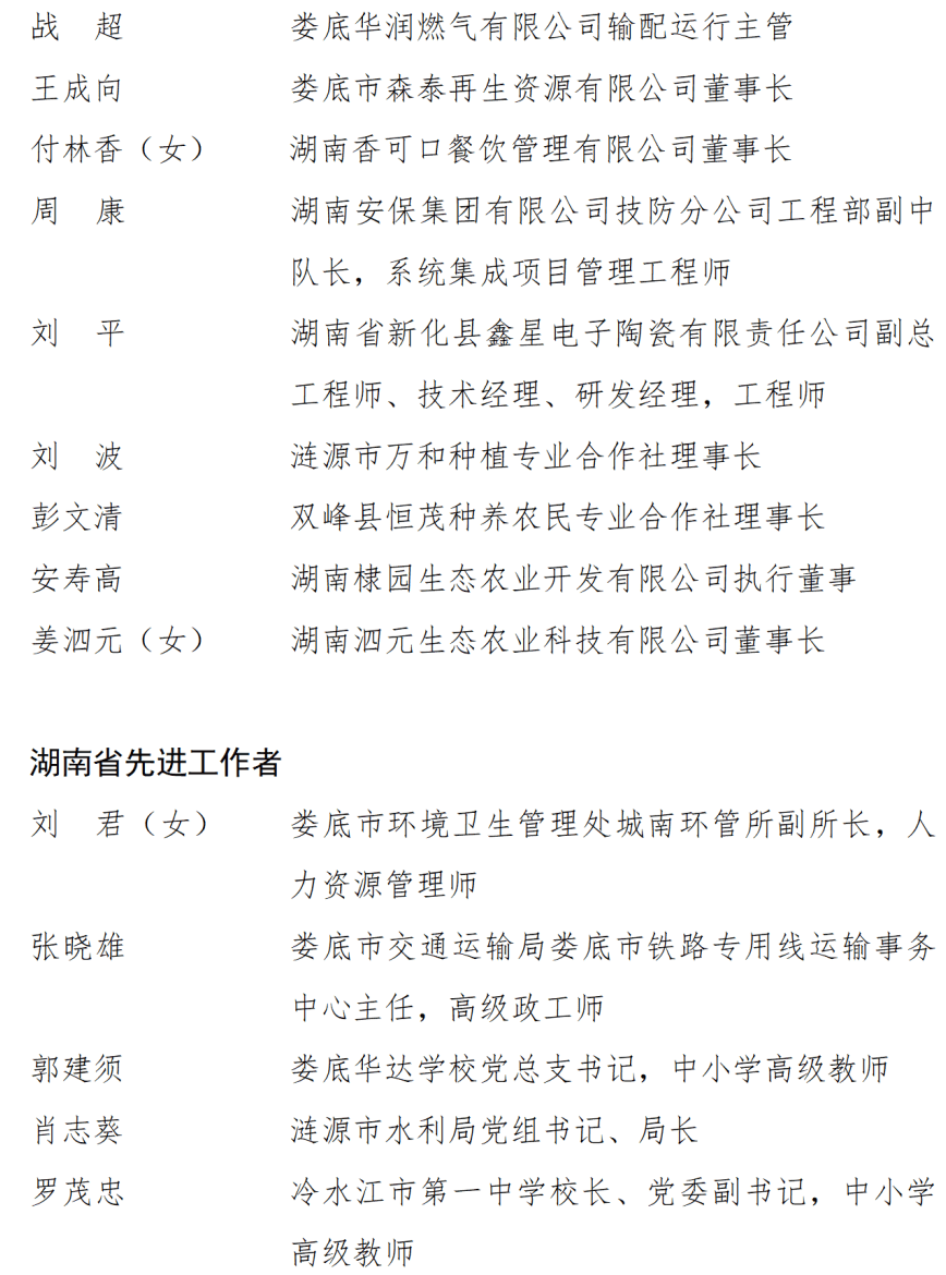 皇冠信用盘开户
_中共湖南省委湖南省人民政府关于表彰湖南省劳动模范和先进工作者的决定