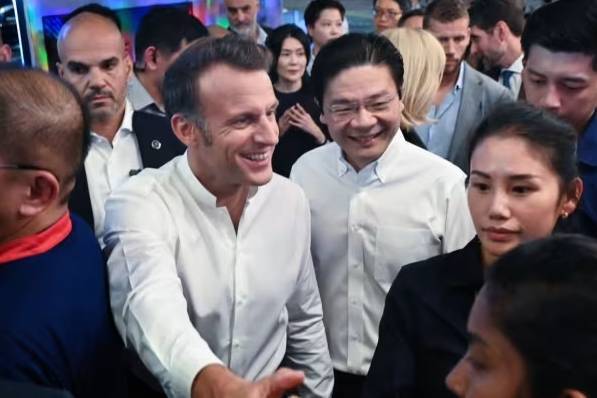 皇冠信用网申请条件_马克龙在香会呼吁亚欧国家组建“新联盟”皇冠信用网申请条件，“不能选边站”