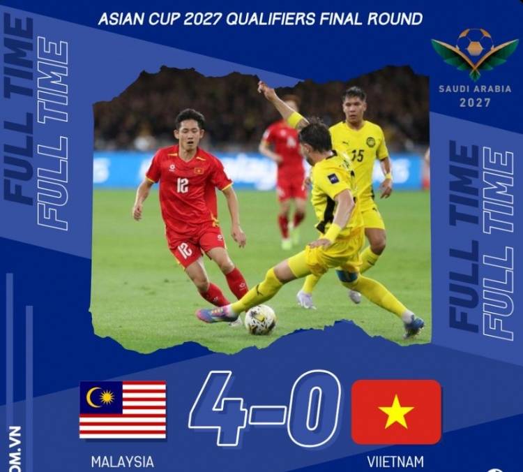 世界杯网址_国足压力大了世界杯网址！越南0-4遭马来西亚狂虐 恐无缘亚洲杯