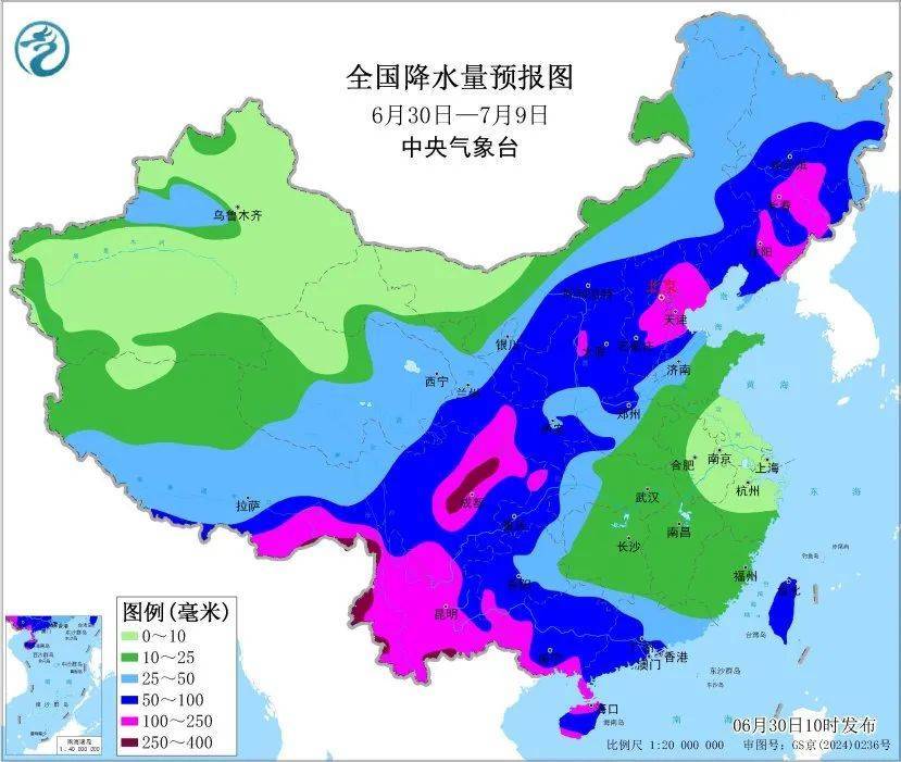 hga030app 下載_今年来最大范围“桑拿天”即将上线hga030app 下載!未来十天这些主要降雨区有你家吗?