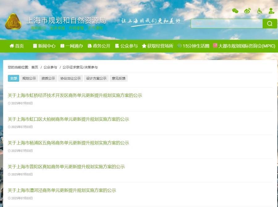 沙巴巴库VS采列_上海最新规划沙巴巴库VS采列！虹桥、漕河泾、五角场、大柏树、真如商务功能升级