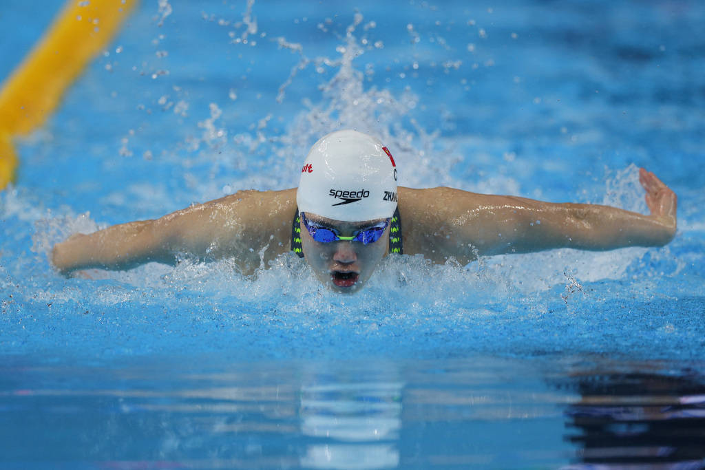 皇冠信用网需要押金吗_世锦赛女子100米蝶泳决赛皇冠信用网需要押金吗,张雨霏0.14秒之差无缘奖牌