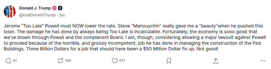 如何代理皇冠信用网_特朗普：正在考虑允许对美联储主席鲍威尔提起重大诉讼