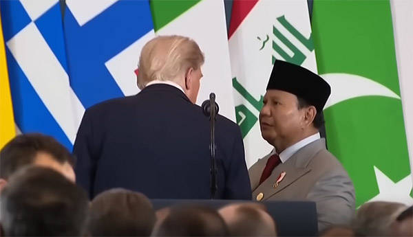 体育皇冠信用网_麦克风没关体育皇冠信用网，印尼总统和特朗普的谈话被录下：我能见见你儿子吗？